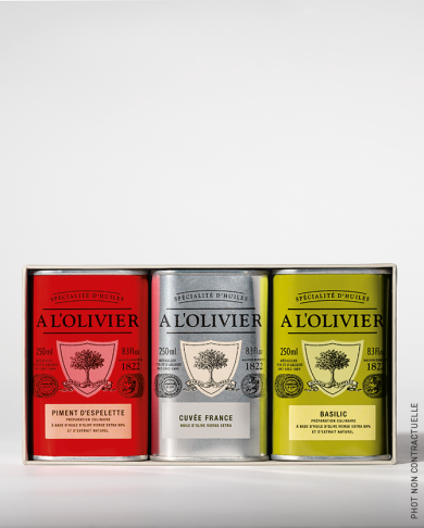 Sensations olive oil gift set