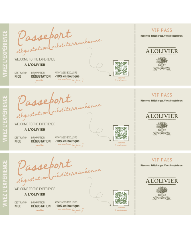 passeport « dégustation méditerranéenne »