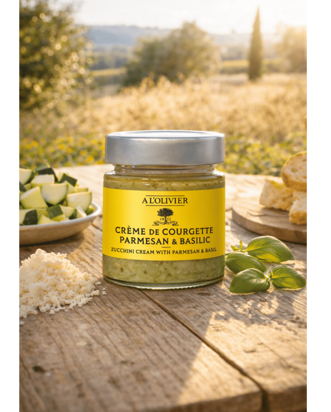 crème de courgette parmesan et basilic - 120g
