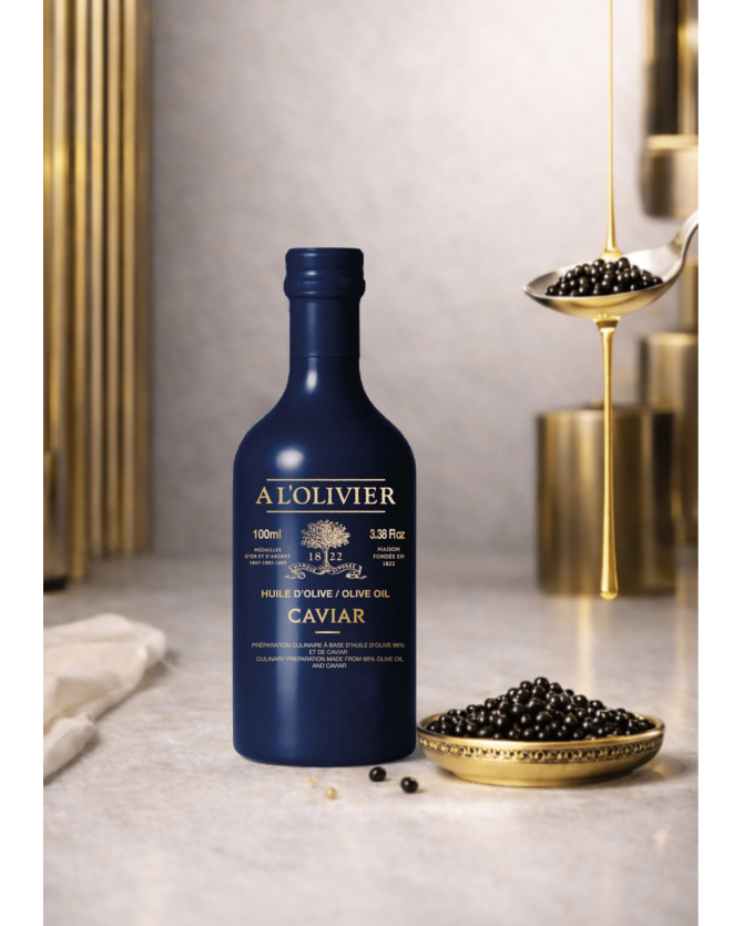 caviar édition - huile d'olive au caviar - bouteille replica 100ml